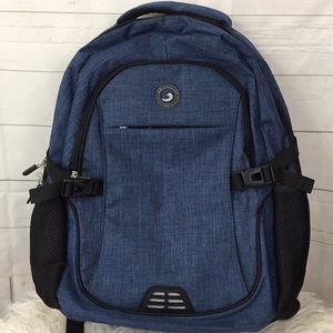 Soldier Knife by TuBu Blue BackPack With USB Port